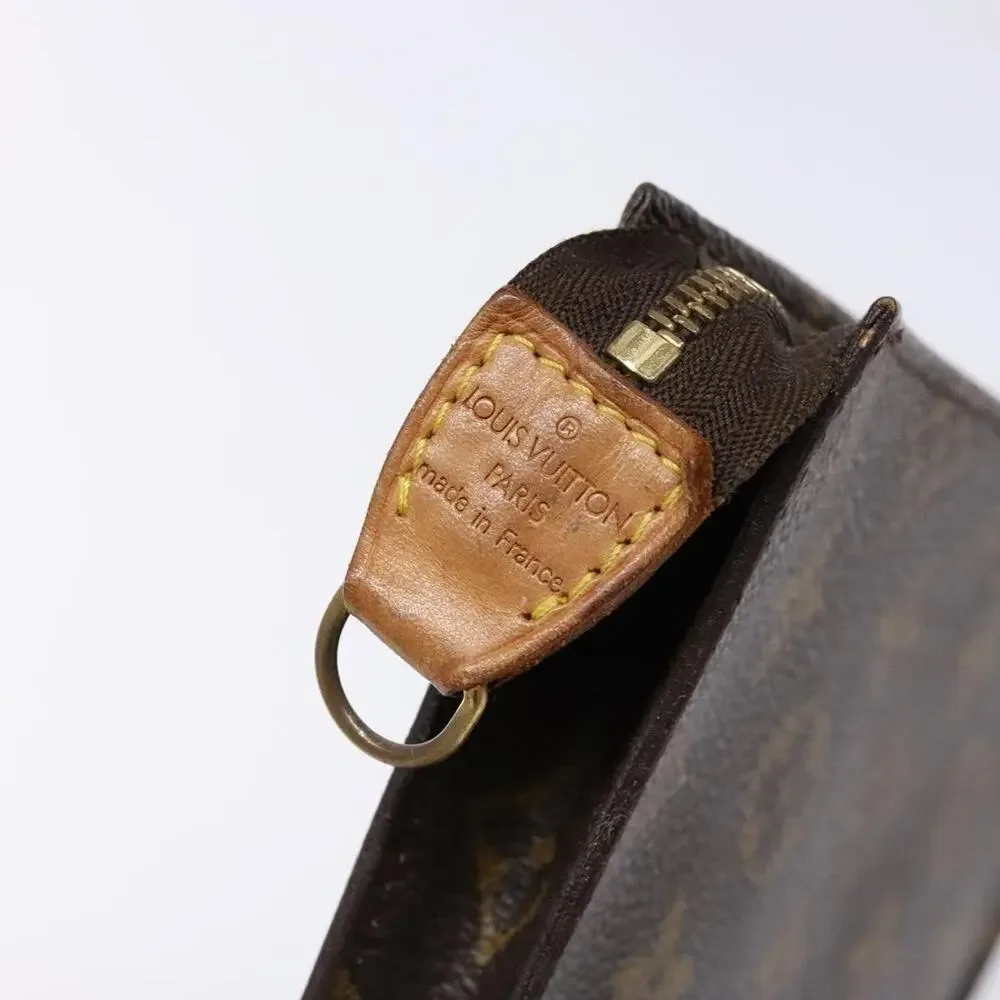 Louis Vuitton Monogram Bucket GM Accessory Pouch Brown